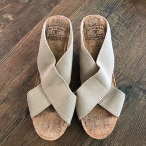 lucky brand tan heels